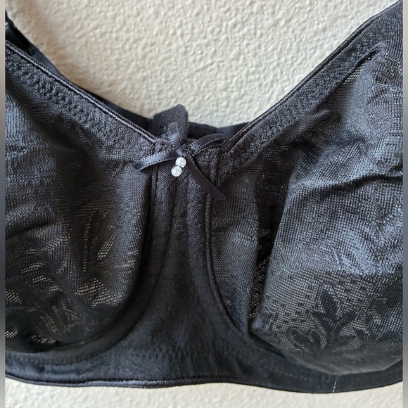 NWT Dominique Lila Everyday Lace Minimizer Bra 7001 in Black (Size: 34D) - Picture 4 of 14